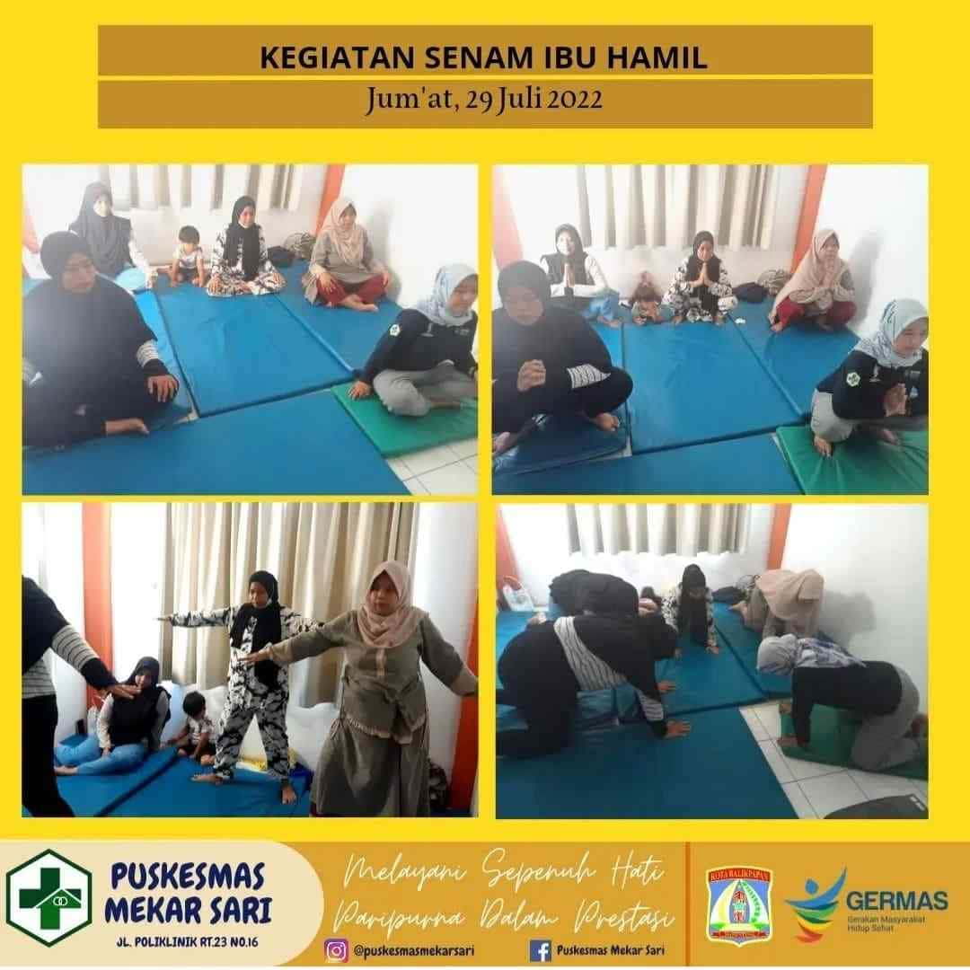 KEGIATAN SENAM IBU HAMIL